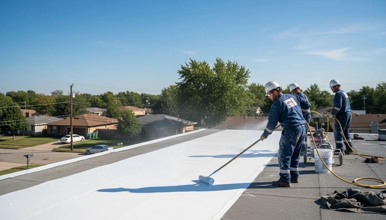 Commercial roof coating in Girard, OH near me